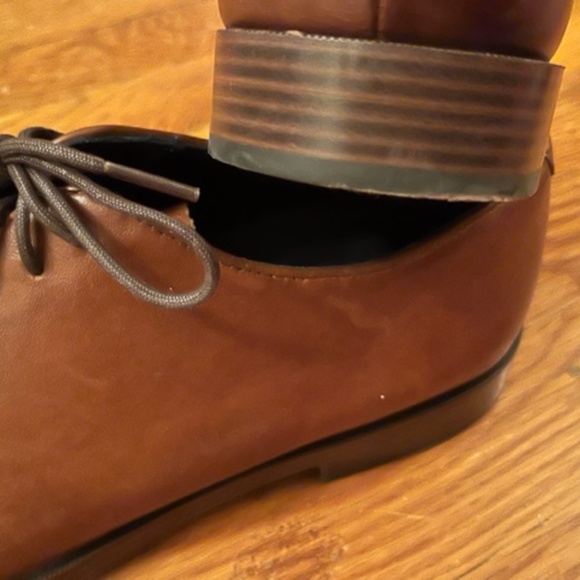 Cole Haan Men's Jefferson Grand British Tan Leather Oxford Dress Shoes 8.5 - Picture 3 of 5